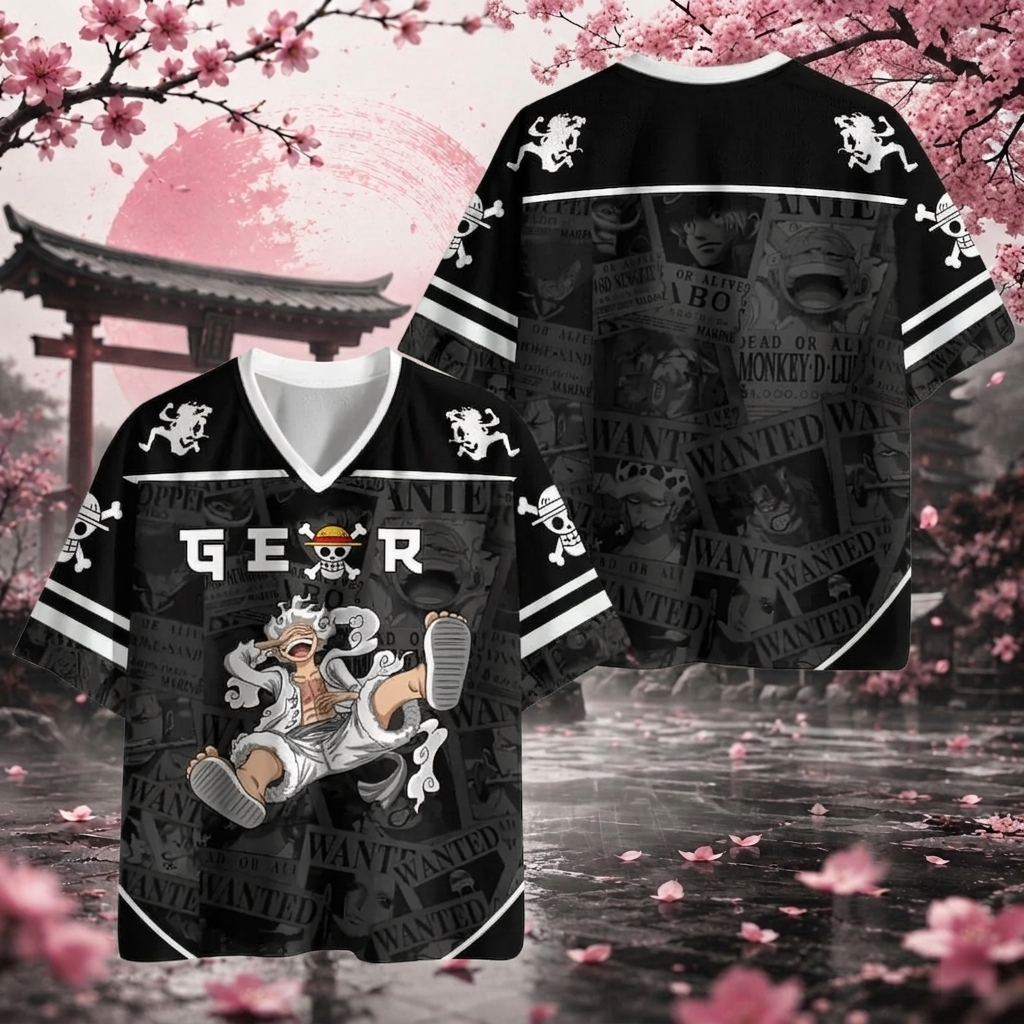Camiseta de anime One Piece Luffy Gear 5 | Sakura Offside