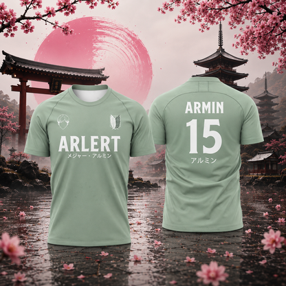 Camisetas de fútbol SNK Attack on Titan Eren Mikasa Levi | Sakura Offside