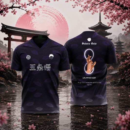 JJK Gojo Limitless Sorcerer Sportwear Jersey | Sakura Offside