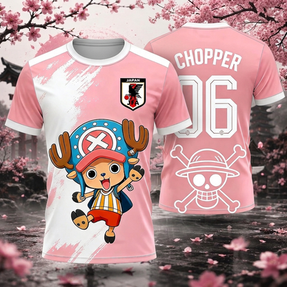 Maillot de football japonais One Piece Chopper Brook | Hors-jeu Sakura